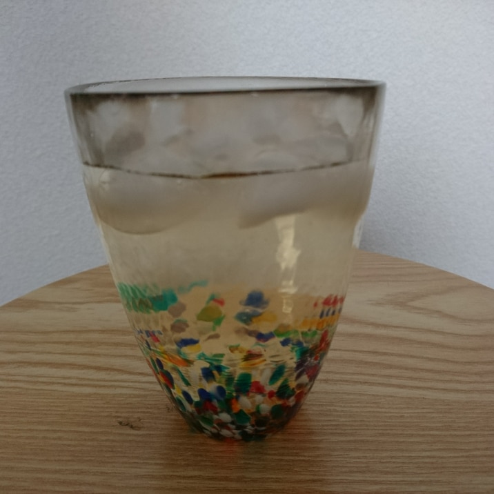 梅シロップの炭酸水割り